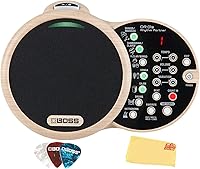 Vista 1 de Boss DR-01S Rhythm Partner Bundle con púas y paño de pulido Austin Bazaar