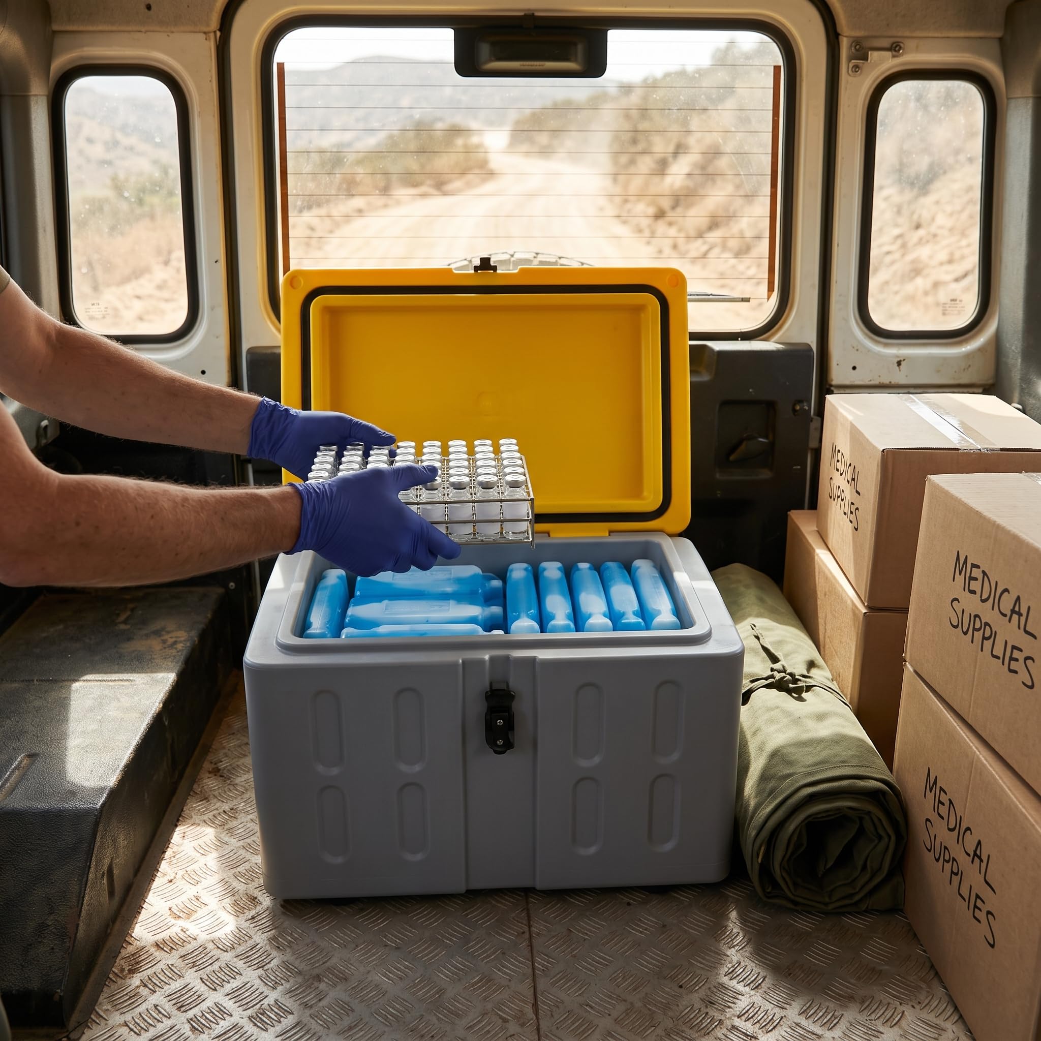 30 Liter Isolierbox Kühlbox für Trockeneis Reinigungsmaschine Lagerung