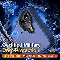 Vista 168 de Yriklso Strong Magnetic Case for iPhone 11 [Compatibilty with MagSafe] Protective Shockproof Cover Phone Case for iPhone 11 6.1" Frosted Purple