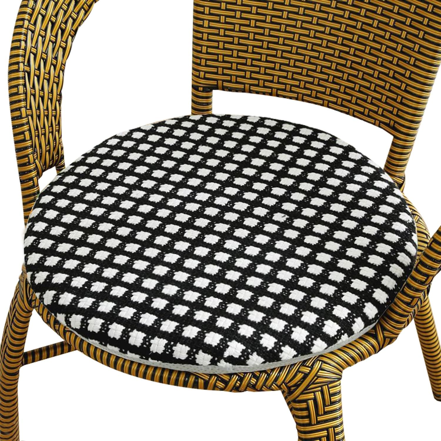 Round Chair/Seat Cushion Indoor/Outdoor Chair Pads Round Seat Cushions Garden Patio Home Cushions with Removable Covers - Diameter 12/14/16/18/20 for Yoga Living Room Balcony Office(17,35cm/14in)