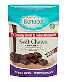 Benecol® Soft Chews - Made with Clinically Proven Cholesterol-Lowering Plant Stanols - Cholesterol Management Supplement (120 Chocolate Chews)