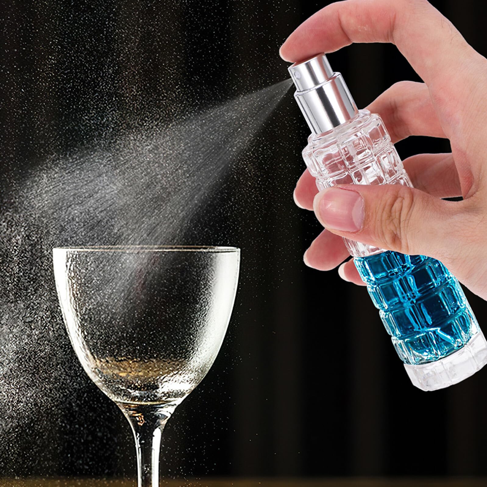 Flacon Vaporisateur D'amers pour Cocktails Rechargeable 30ml, Lot de 3