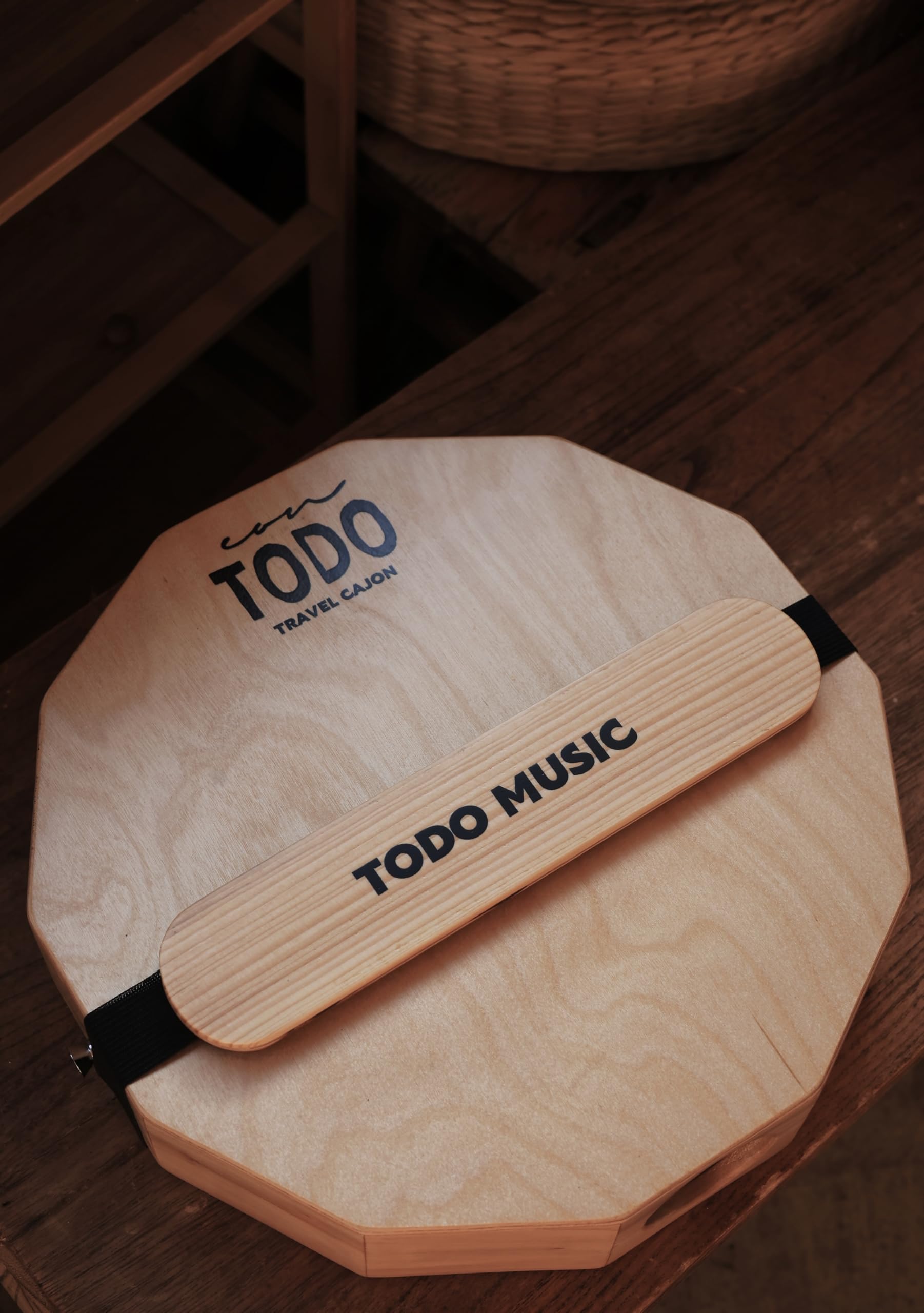 TODO Caja de cajón de viaje, tambor de mano plano, instrumento de percusión portátil de madera de abedul con cuerdas ajustables, bolsa de transporte, primera mano hecha a mano, percusión de tambor de