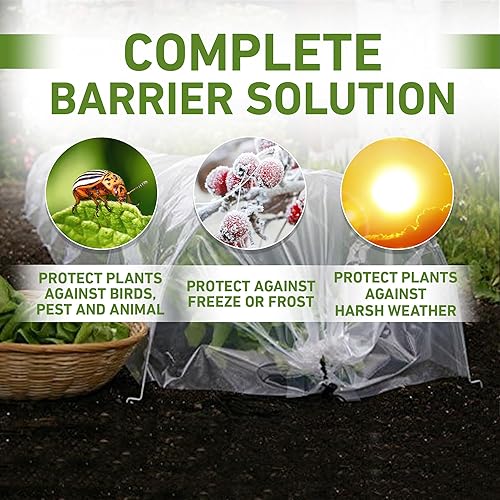 Miniatura 5 de Invernadero tunel tierra para jardín Haxnicks Easy Poly, Poly, Estándar