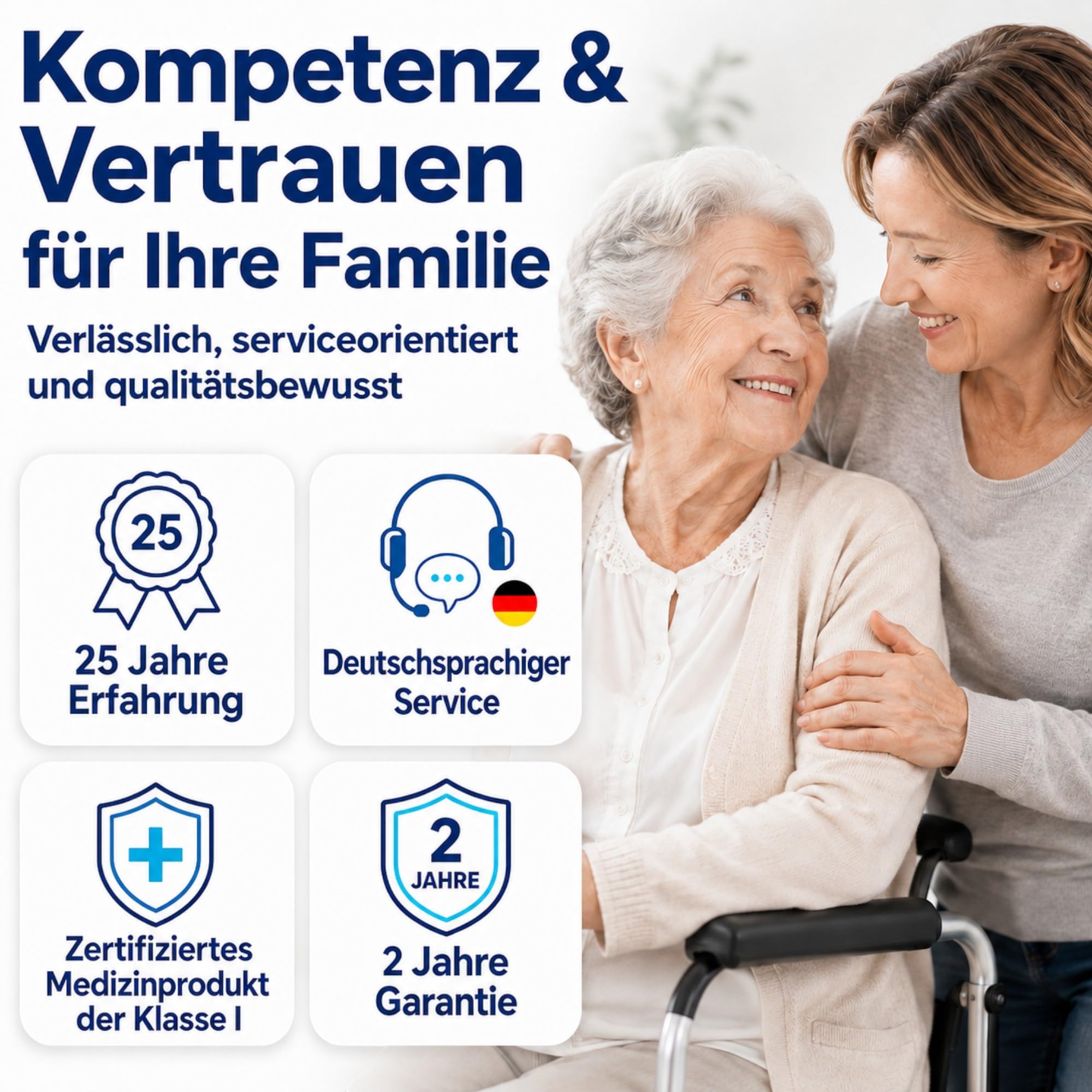 Weinberger Rollator schmal für Wohnung | 60 cm breit, faltbar, leicht, Tablett & Korb | Wendiger & höhenverstellbarer Indoor Wohnungsrollator klappbar | Gehhilfe, Laufhilfe für Senioren Schwarz/Silber