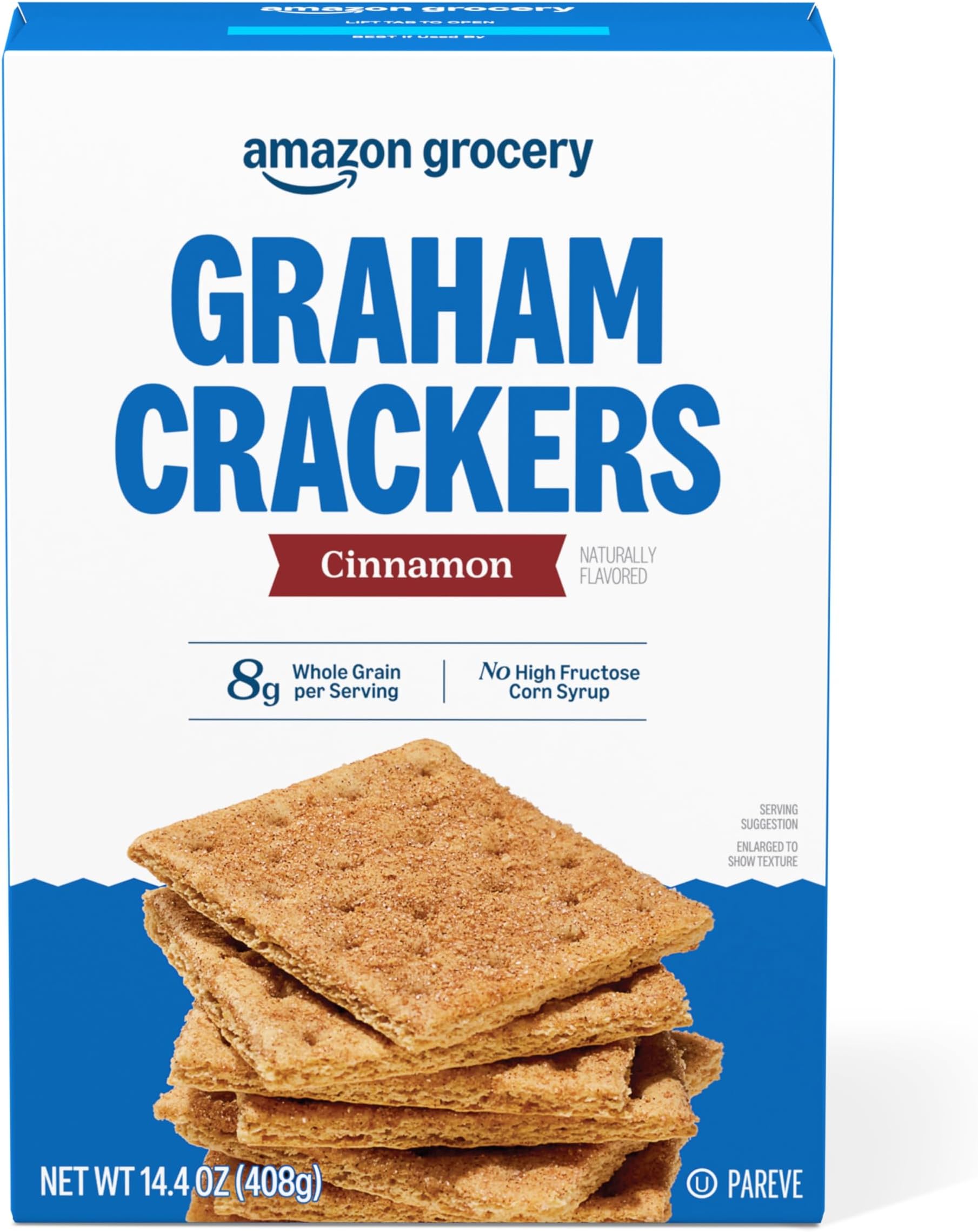 Amazon Grocery, Cinnamon Graham Crackers, 14.4 Oz