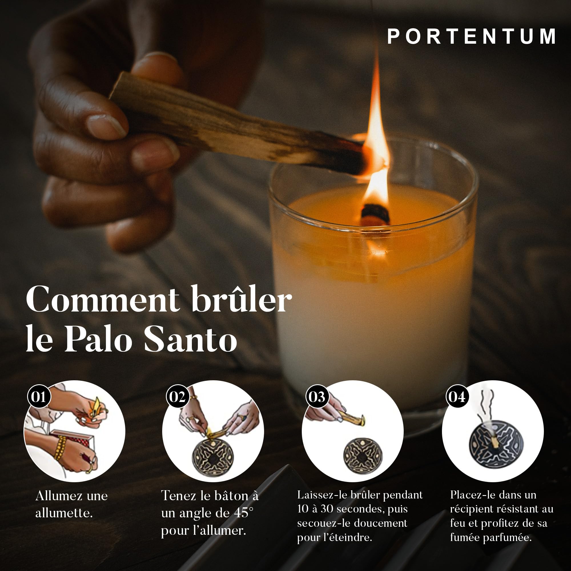 Bois de Palo Santo XL 100gr (9-13 pc) Naturel d'Amérique du Sud Purification Relaxation