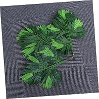 Vista 7 de ARTIBETTER 36 hojas artificiales de bambú en maceta, palo de bambú artificial, hojas decorativas para manualidades