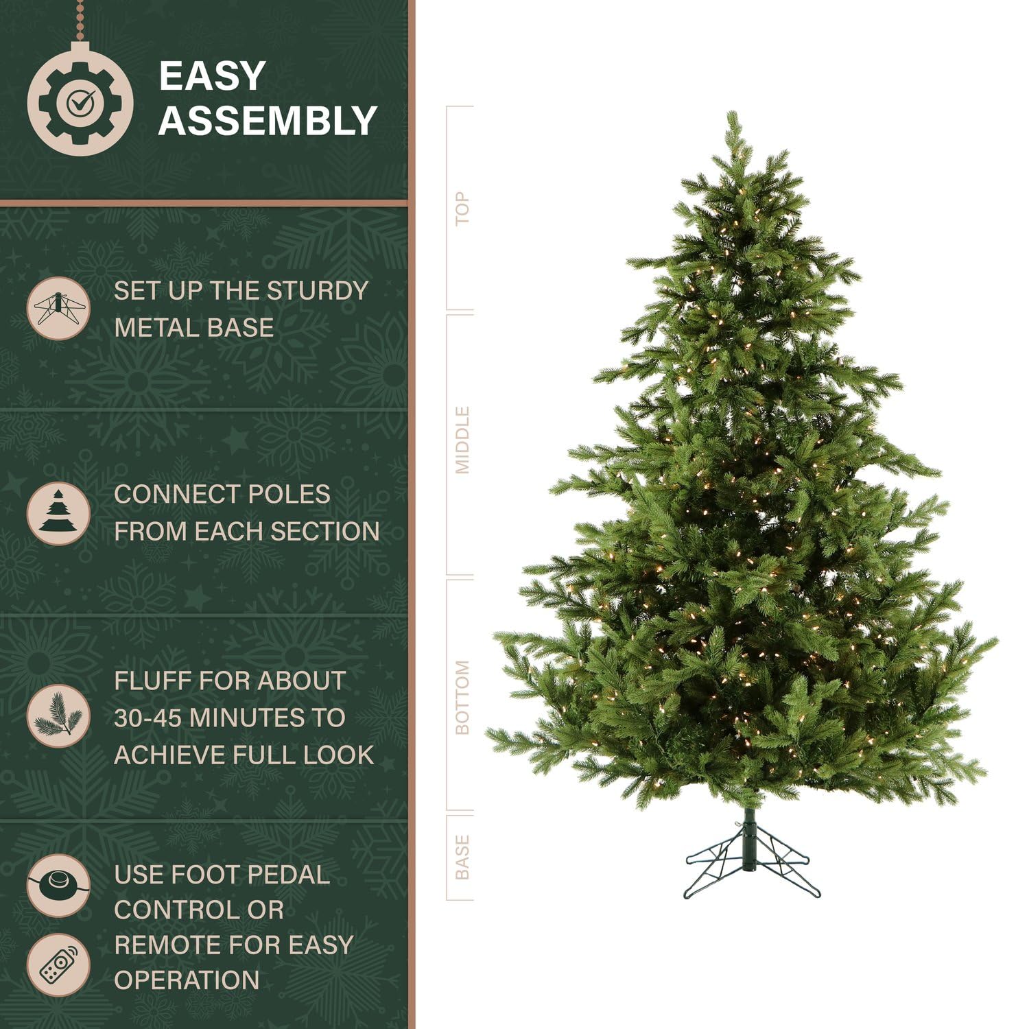 Amazon.com: Fraser Hill Farm 7.5-Ft. Foxtail Pine Artificial
