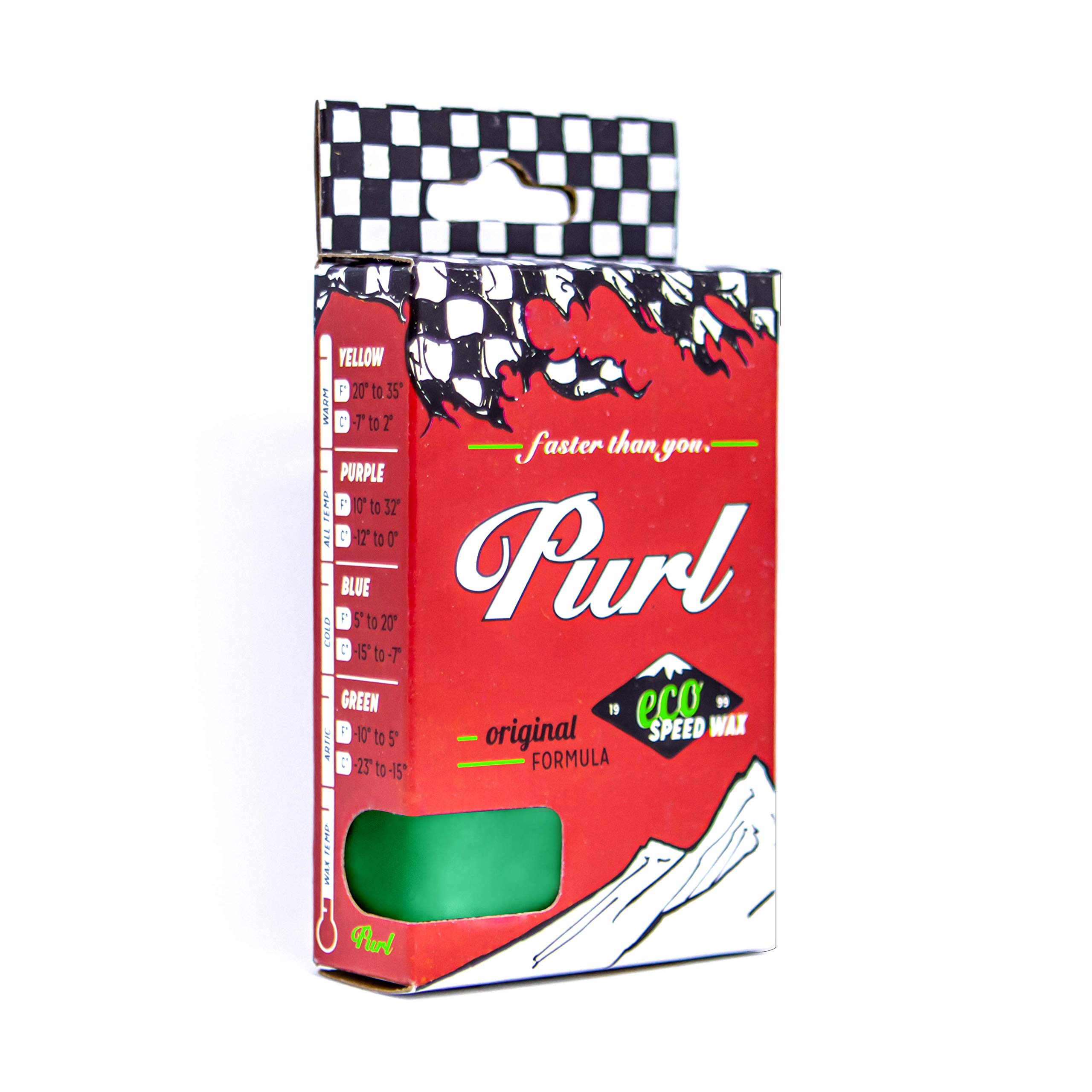 PURL - Ski & Snowboard Wax - Non Toxic - Biodegradable - No Fluoros