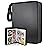 400 Pockets TONESPAC Card Binder Carrying Holder Compatible with Trading Cards Binder, Coupon Organizer Baseball Card Sleeves, Sports Cards (Black)