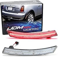 Vista 1 de iJDMTOY Kit de luz de marcador lateral trasero LED rojo con lente semidansparente compatible con MINI Cooper R50 R52 R53 2002-08 1ª