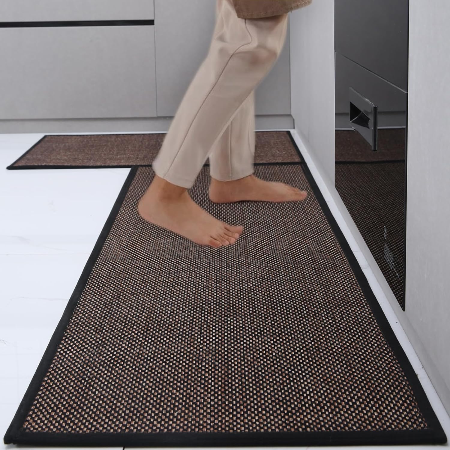 Yancorp Kitchen Rugs Mats of 2 PCS Kitchen Floor Mats