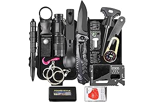 Assaber Survival Kit: 13-in-1 Essential Survival Gear for Peace of Mind in Emergencies
