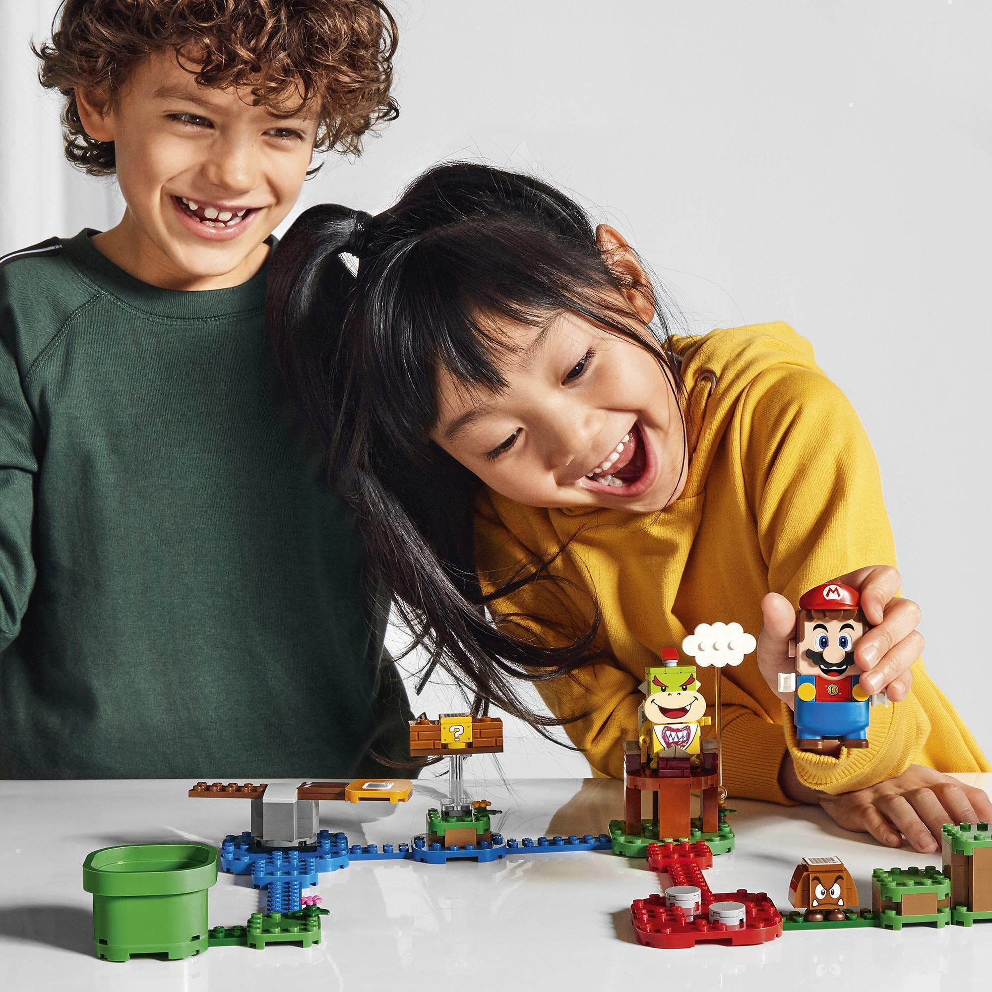 LEGO Super Mario Przygody z Mario — zestaw startowy, Kreatywna Kolekcjonerska Zabawka dla Dziecka do Zbudowania, Pomysł na Prezent dla 6-latka, dla Chłopca i Dziewczynki i Fanów Gry, 71360