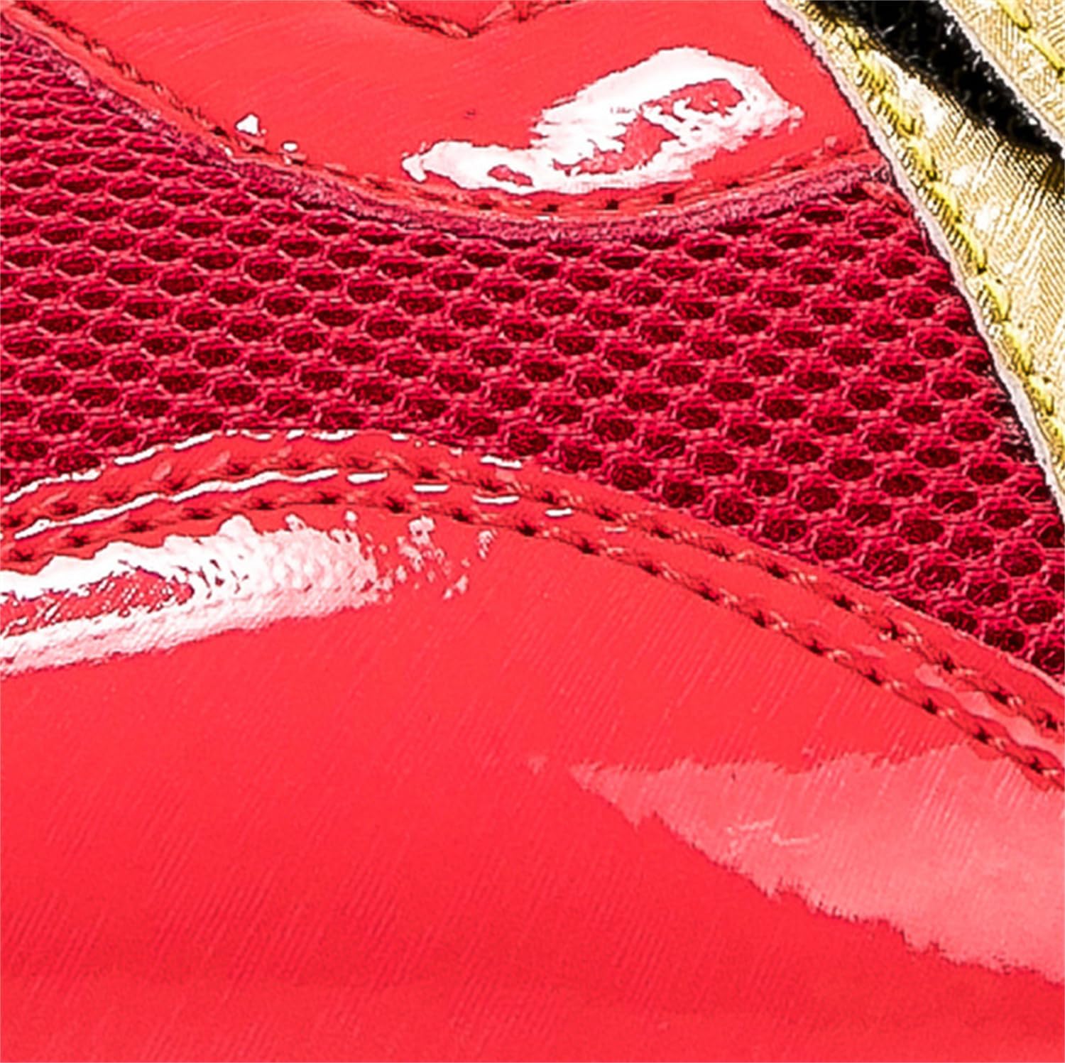 Gold Boxing Shoes for Men, Red Boxing Shoes Professional Wrestling Fighting Training Combat Boots High Top Fitness Sneakers