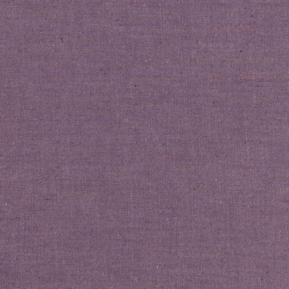 Tilda Tissu Chambray 100 % coton – Oeko-TEX – Violet uni – Tissu de fabrication de sacs – 1,125 m de large – Rouleau de mètre