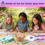 Bead Art for Kids Birthday Gift for Ages 4 5 6 7 8 9 10 Year Old, Girls Craft Set with Colorful Templates and Beads Pen, Creative Arts & Crafts Activity for Girls, Unicorn & Princess Theme Bead Crafts
