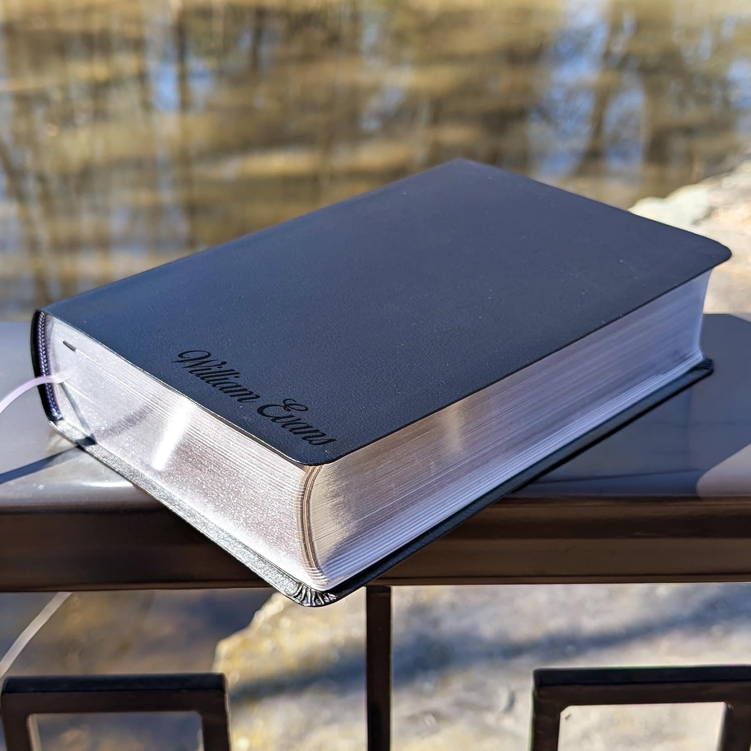 SacredBound Personalized NIV Study Bible – Fully Revised Edition, Engraved Name Black Bonded Leather | 21,000+ Study Notes, Full Color, Red Letter, Comfort Print (Name Only)