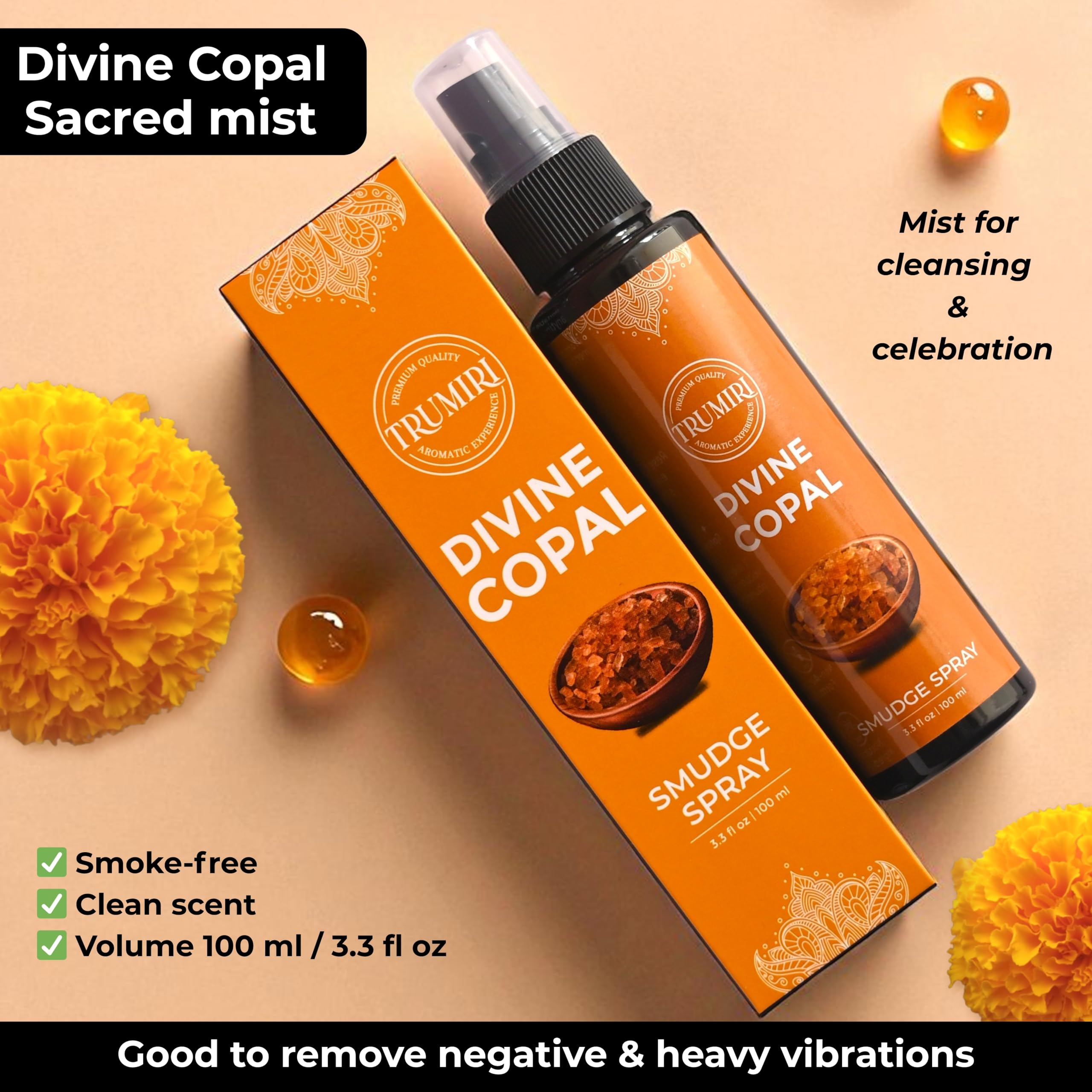 Amazon.com: Copal Smudge Spray for Negative Energy Cleansing of