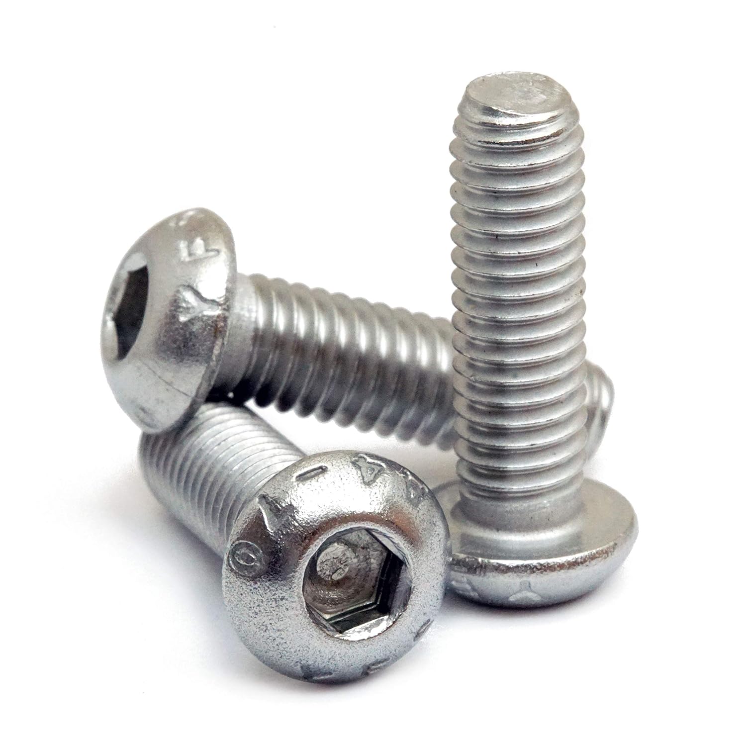 MonsterBolts - M8 x 40mm Button Head Socket Cap Screws, ISO 7380, Marine Grade Stainless Steel, 50 Pack