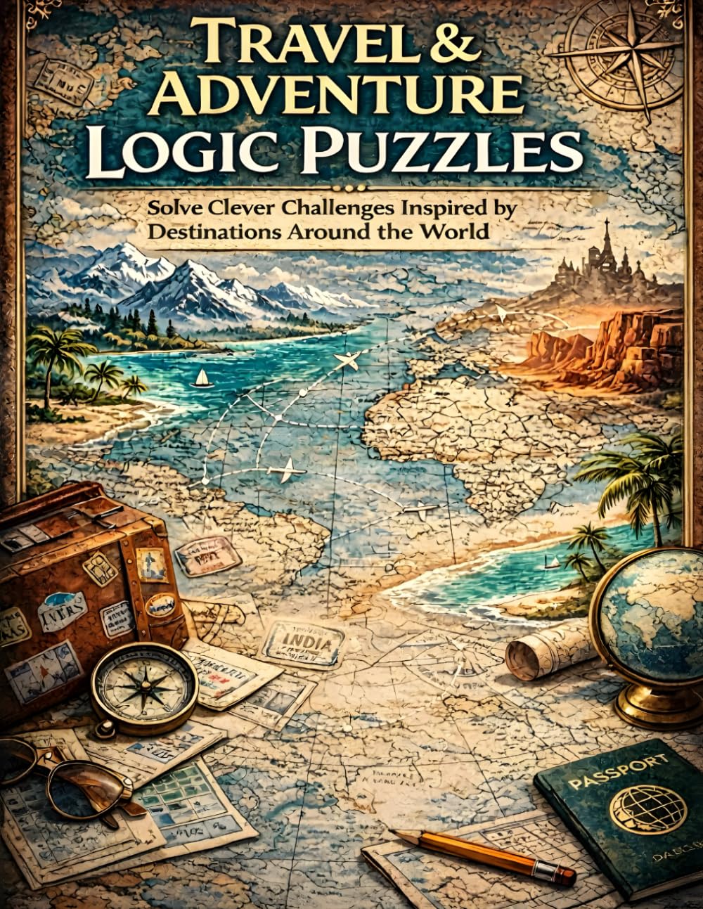 Travel & Adventure Logic Puzzles: Solve Clever Challenges Inspired by Destinations Around the World