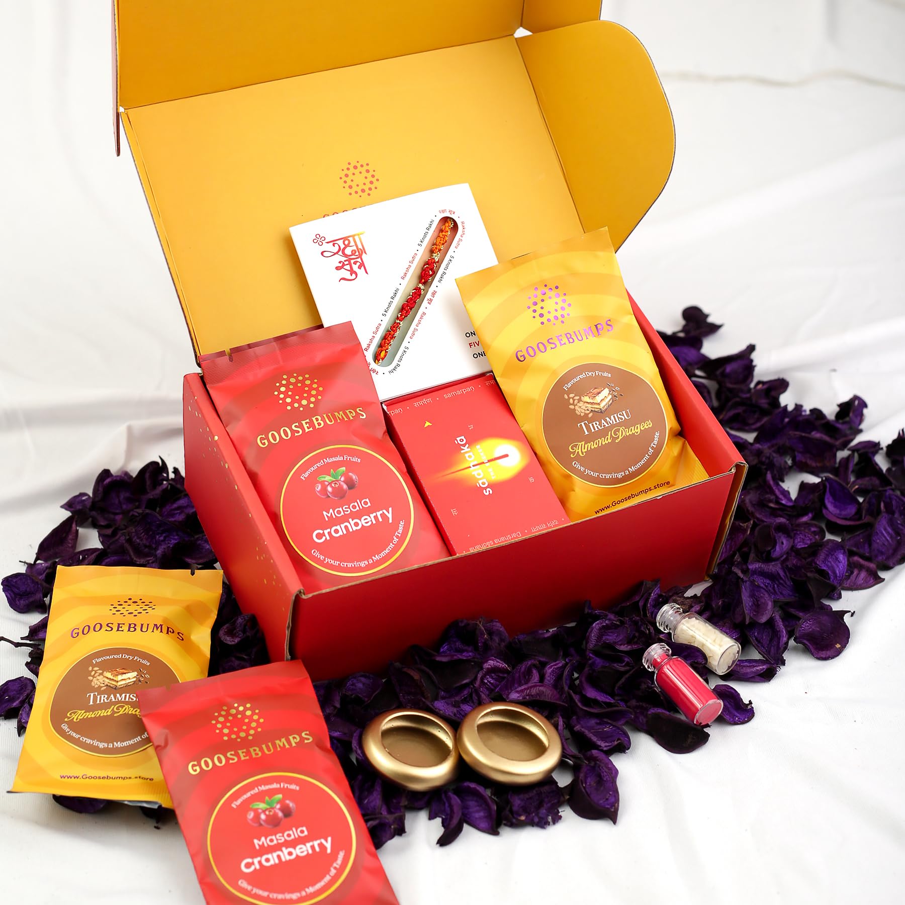 GOOSEBUMPS Raksha Bandhan Aadha Tera Aadha Mera (आधा तेरा आधा मेरा) Eco Gift Box for Brother or Sister | Fond Moments of Sibling Squabbles | Rakhi Hamper-image-39