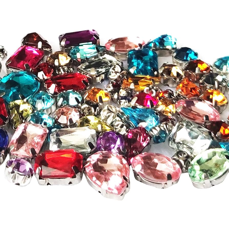 アクリルストーンまとめ売り Amazon.co.jp: 約160個入り アクリルストーン 縫製 ビーズ