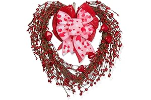 Enchanting Heart Blossom Valentine's Day Decor Wreath