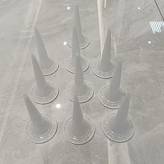 10pcs Plastic Caulking Gun extender Caulk Nozzle Tip Tool for Sausage Caulking Gun, Caulk Nozzles Applicator, Easy To Use, White