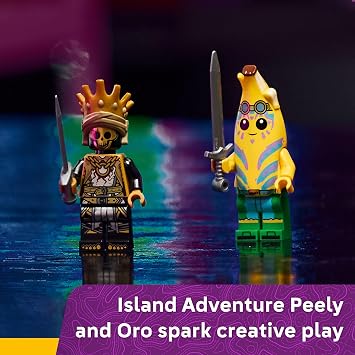 LEGO Fortnite Klombo Kids Toy - Fortnite Action Figure with Peely and Oro Minifigures - Pretend Play and Building Toy for Girls and Boys 10+ Gift Idea for Birthdays and Gaming Fans - 77077