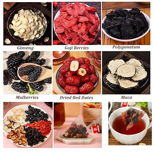 Vista 32 de 120 bolsas de té de cúrcuma jengibre y canela de alta calidad, mezcla de ingredientes 100% naturales, té de hierbas de jengibre puro