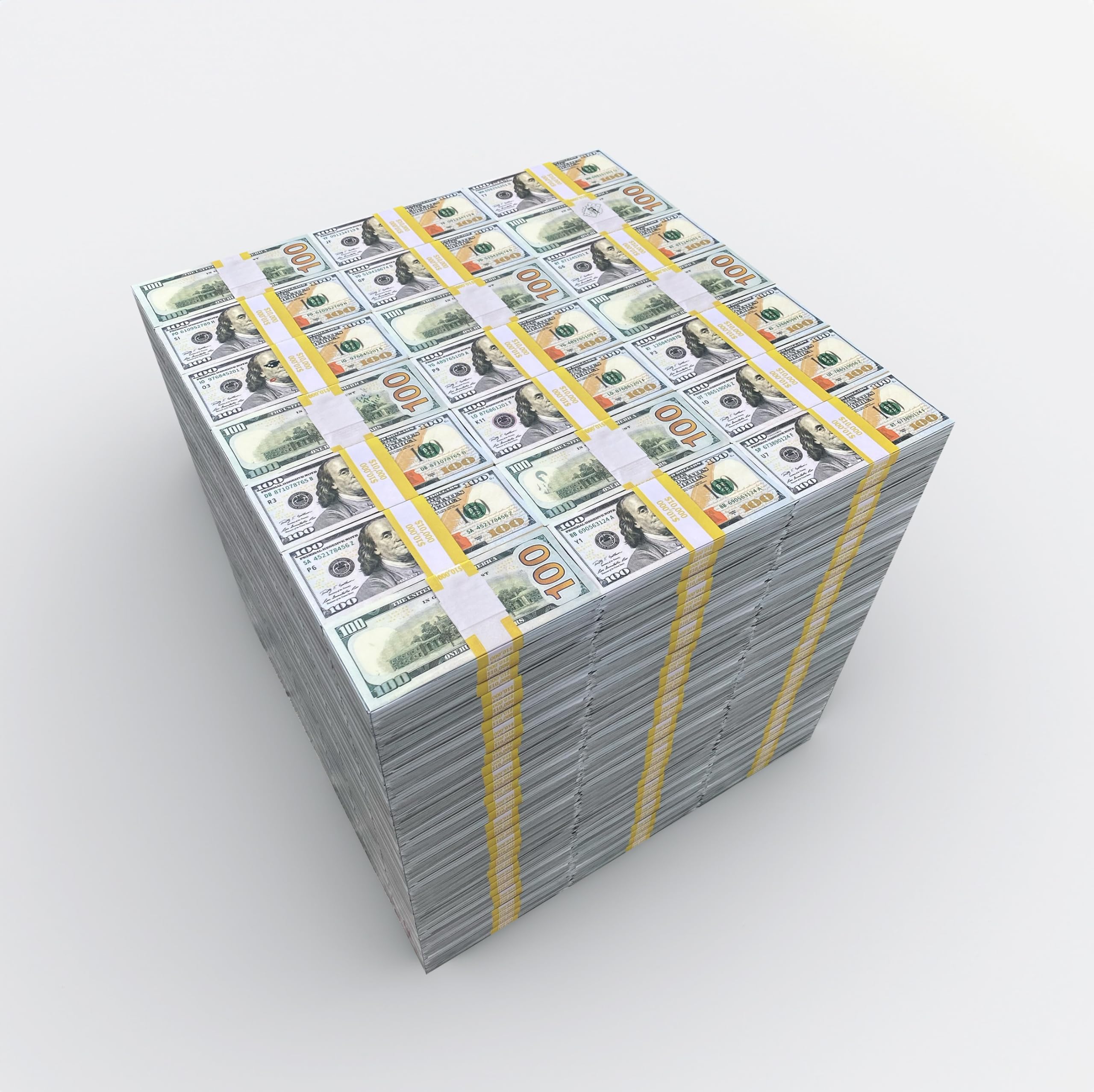 The World is Yours Million Dollar Cube Money Table Perfect Cube