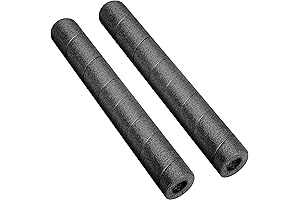 2-Pack Pipe Insulation Foam Tubes: 15.7-Inch Black Pipe Covers for Versatile Insulation
