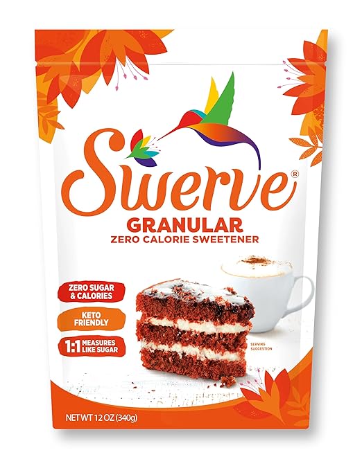 Swerve Ultimate Sugar Replacement Sweetener, Granular Sugar Substitute, Zero Calorie,