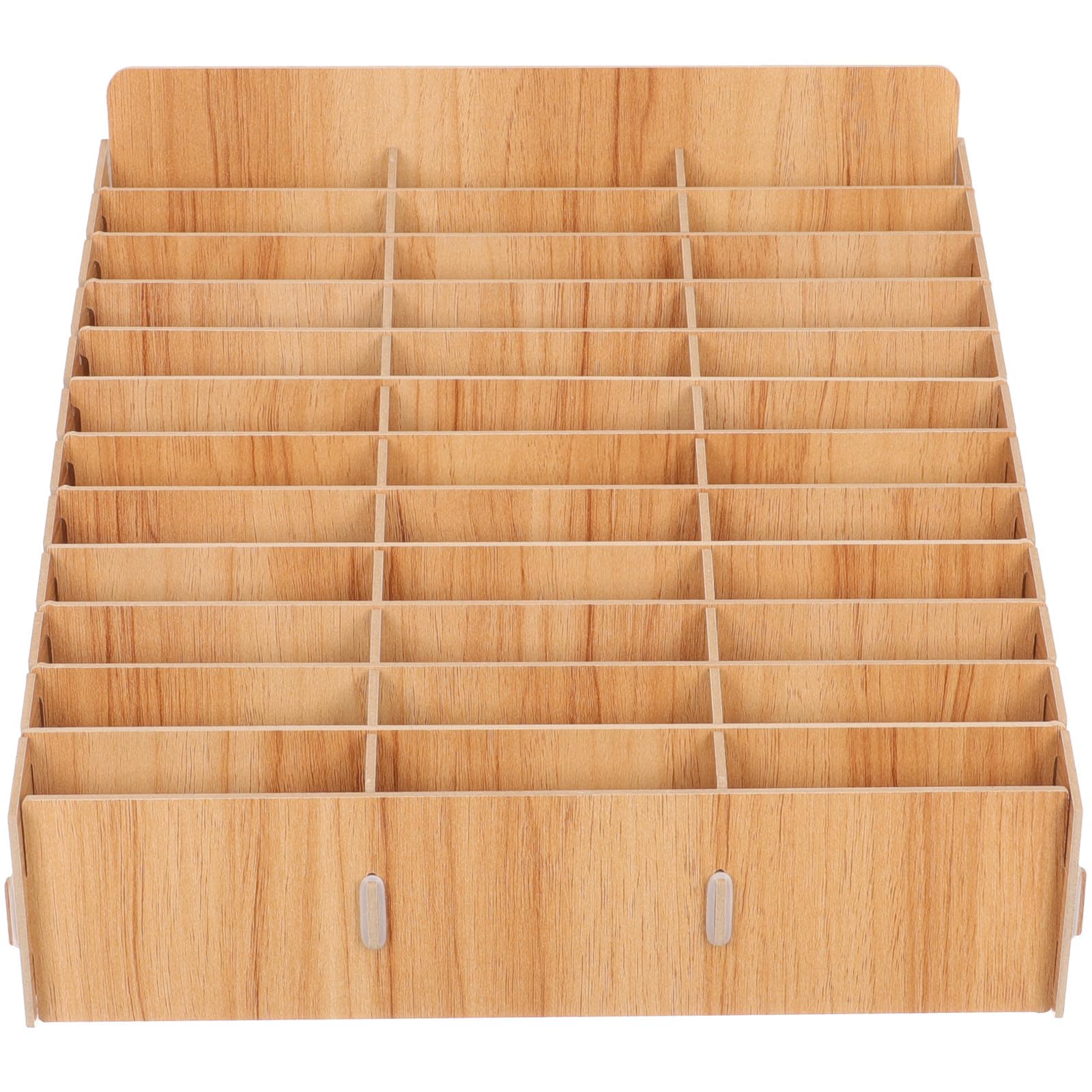 Boîte de rangement en bois pour salle de réunion Vaguelly multi-grilles