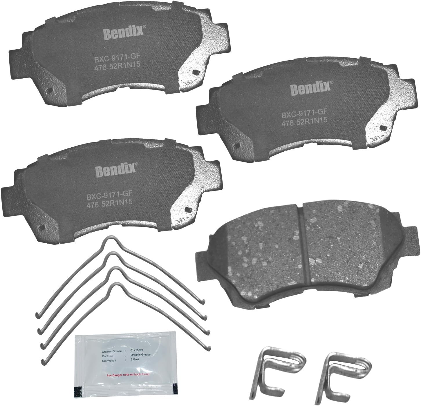 China Manufaturer Semi-Metal Disc Brake Pads For Toyota Sienna A322K Non-Asbestos - Brake Shoes And Brake Pads