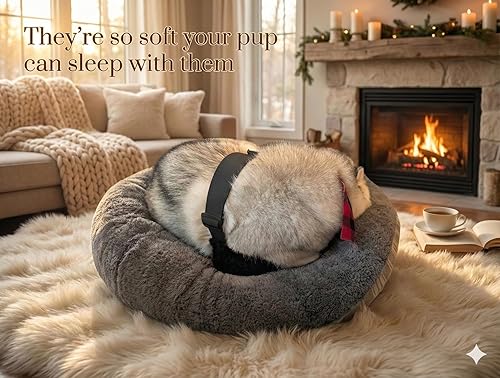 Miniatura 3 de Miller Eclipse Large and XL Dog Reinforced Elbow Pads Elastic Adjustable Hygroma Relief Pressure Sore Cushions Flexible Straps Soft Stretchy Material