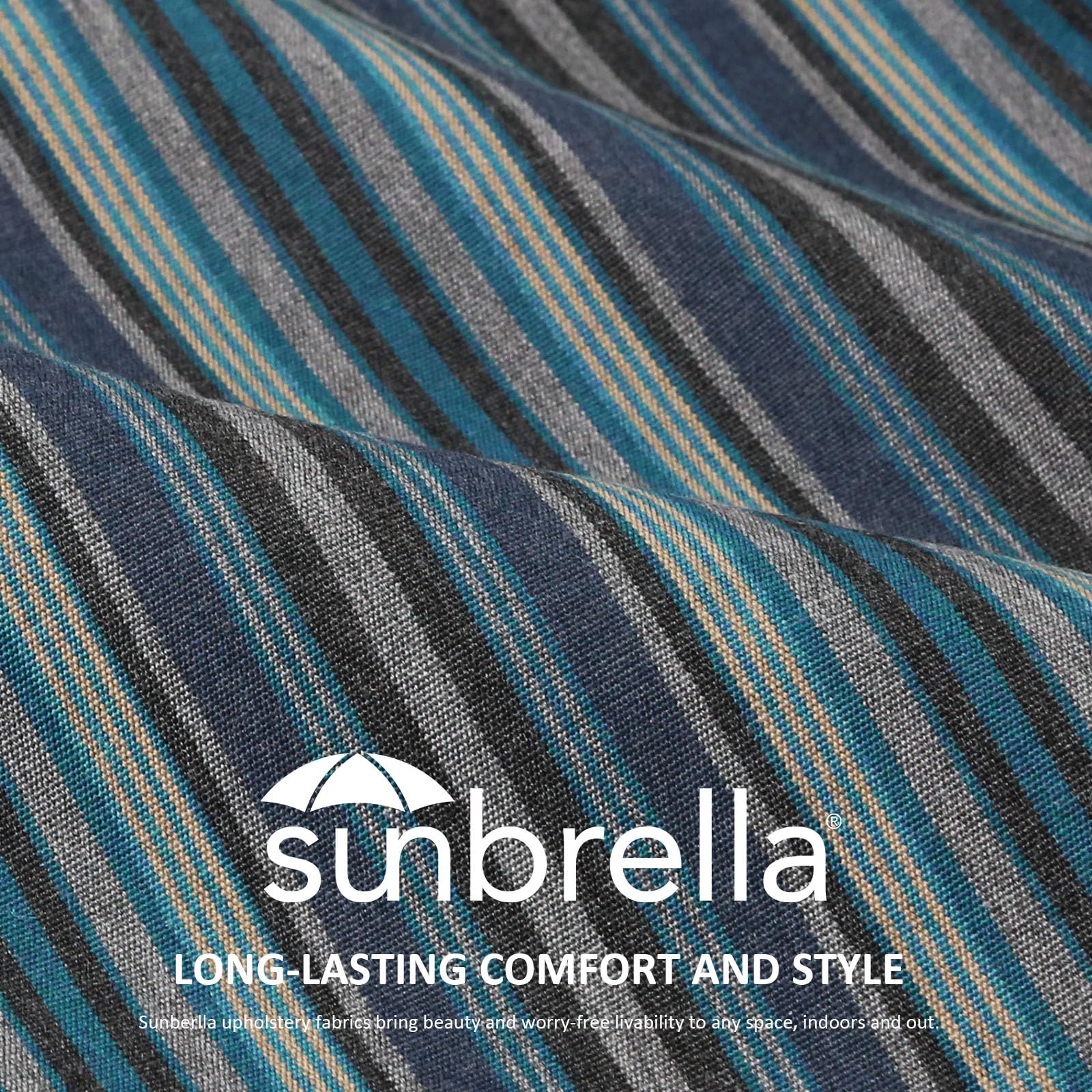 Amazon.com: Unimatta Sunbrella Square Corner Seat Cushions, 19