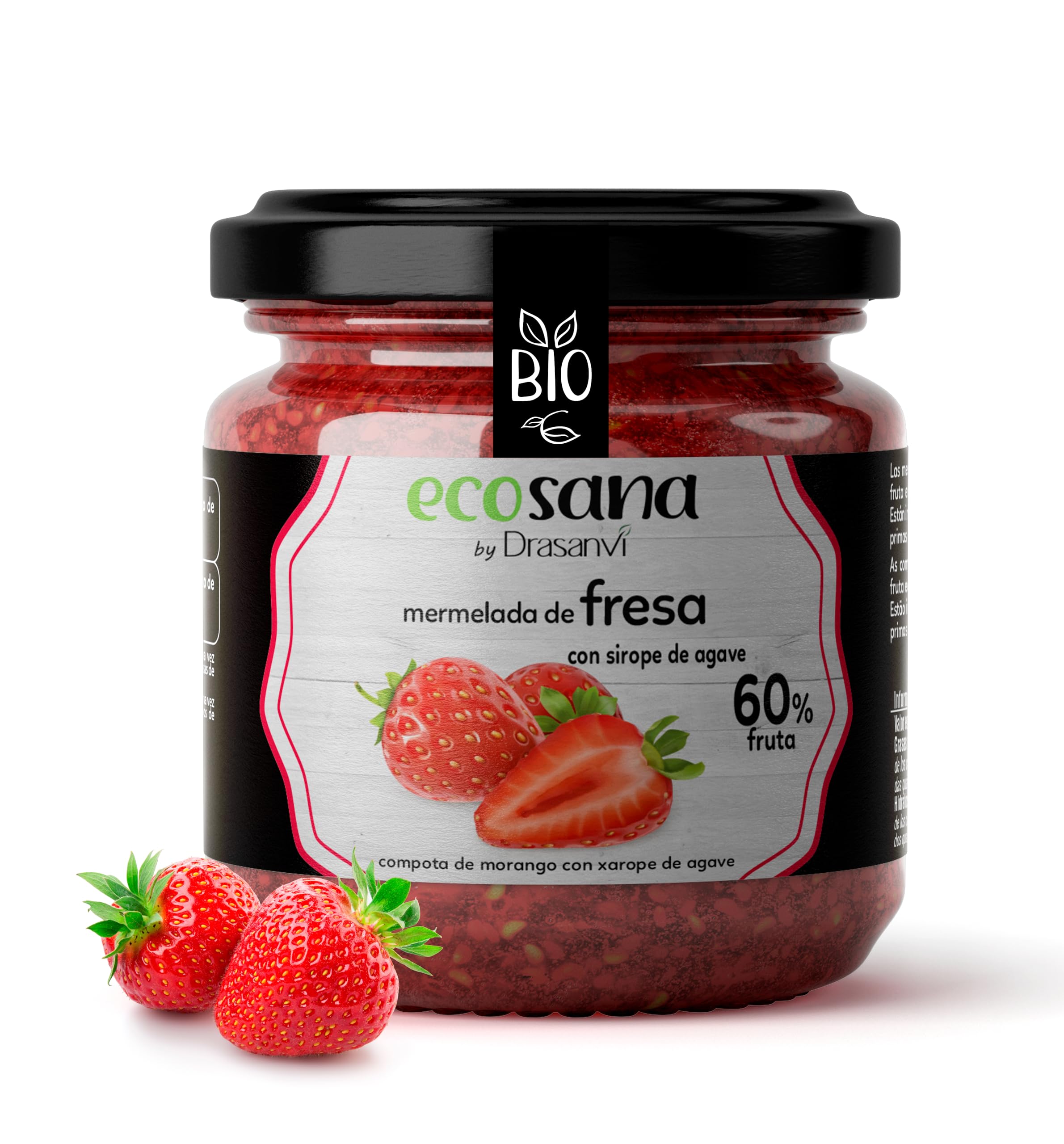 Drasanvi Mermelada Extra Fresa S/Azucar Bio 260G Ecosana 260 g