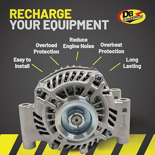 Miniatura 7 de DB Electrical Alternador 400-48124 compatible con/reemplazo para 3.0L V6 Ford Escape 09-12 9L8T-10300-AB, 9L8Z-10346-A 1 reloj 150 amperios tipo