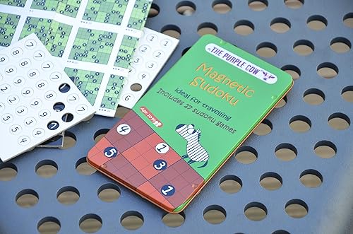 Miniatura 7 de The Purple Cow - Sudoku. Caja de juego magnética para niños y adultos. Resuelve rompecabezas duros y domina tu mente.