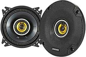 Pair KICKER 46CSC44 4&quot; 300 Watt 4-Ohm 2-Way Car Audio Coaxial Speakers CSC44