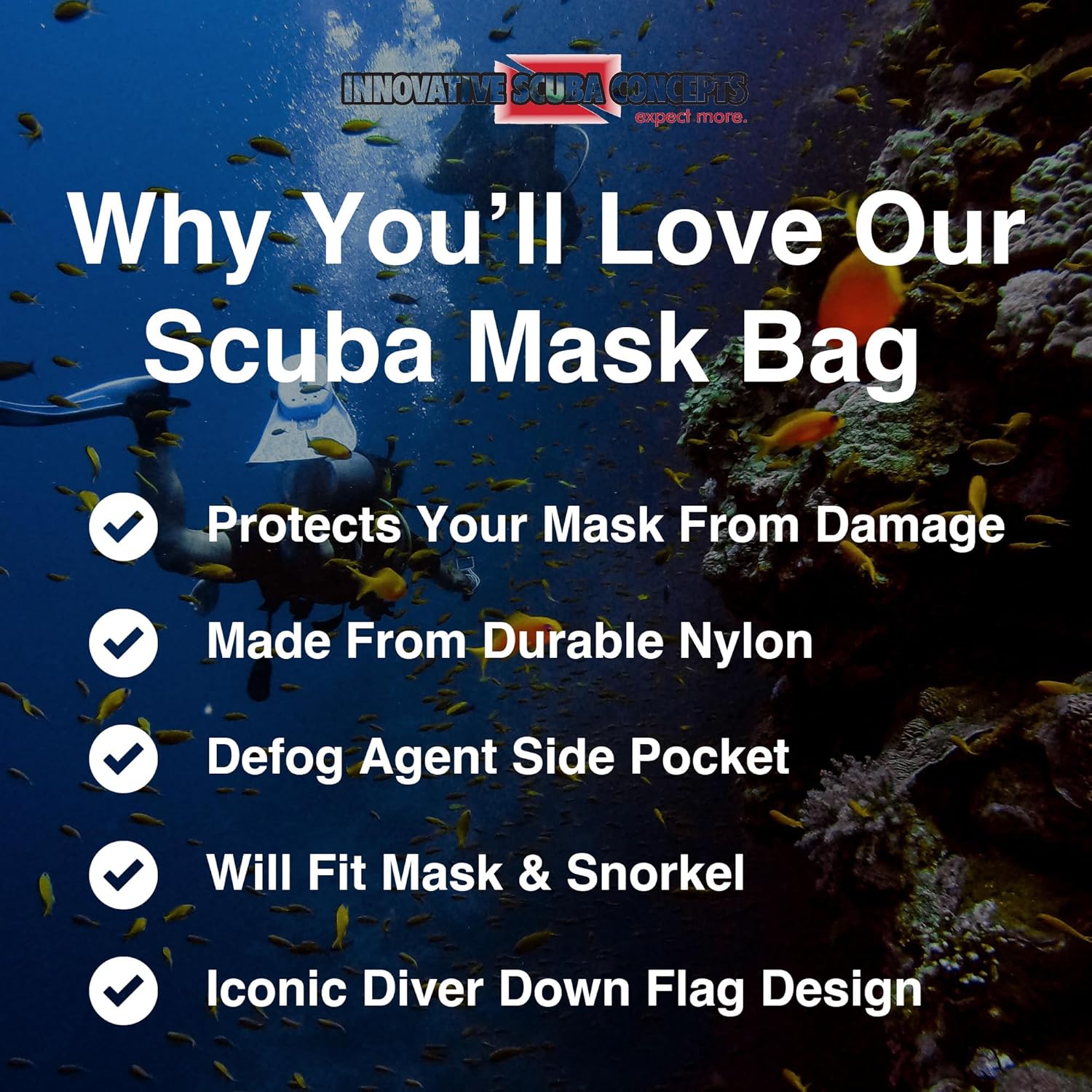 Innovative Dive Flag Mask Bag