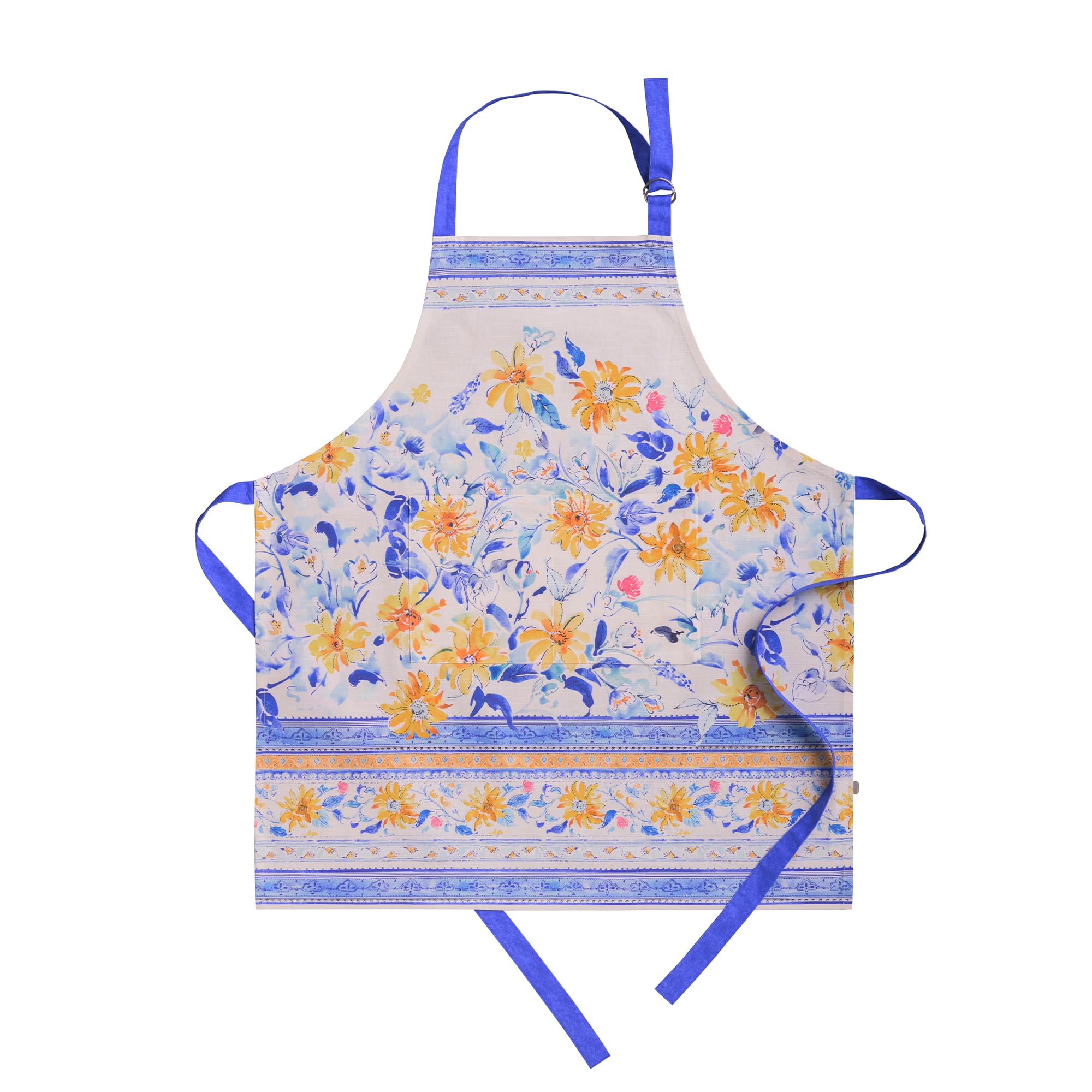 Maison d' Hermine Aprons for women with Pocket 100% Cotton (Pack of 1)