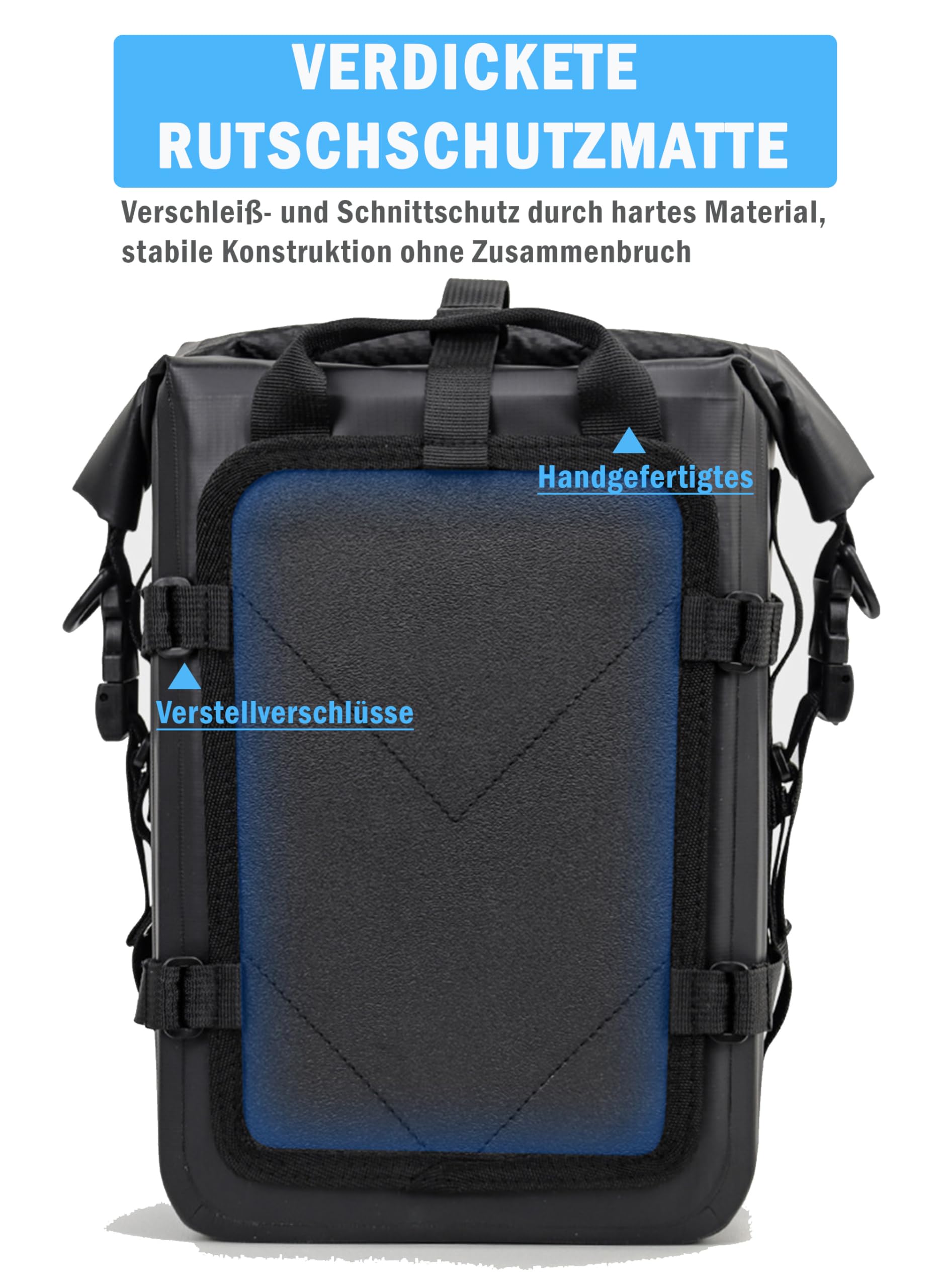 AUMTISC Torba na siodełko rowerowe torba na siodełko rowerowe torba na rower MTB 9,5 x 8,5 x 39 cm 2,5 l