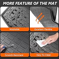 Vista 65 de powoq Fuel Floor Mat Compatible with 2017-2022 Honda CRV Trunk Mat Floor Liner TPE Cargo Mat Replacement for 2017-2022 Honda CRV Accessories