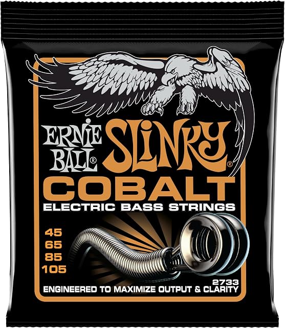 Ernie Ball Hybrid Slinky Cobalt Electric Bass Strings - 45-105 Gauge