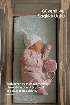 Beyaz Gürültü Cihazı | 33 Sesli, Pışpışlı ve Ninnili | Radyasyon İçermeyen Bebek Uyku Arkadaşı