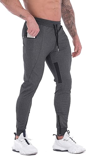 Miniatura 3 de FIRSTGYM Pantalones deportivos para hombre, ajustados, para entrenamiento, entrenamiento, muslo, malla, gimnasio, pantalones deportivos